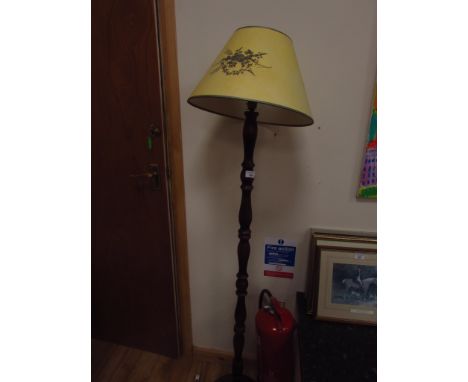 Standard lamp with shade