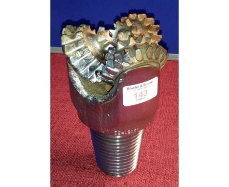 Vintage oil drill head, 17cm tall 