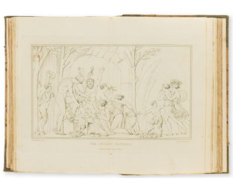 NO RESERVE Albrizzi (Isabella, Countess) The Works of Antionio Canova, 2 vol. only (of 3, lacking Supplement), engraved portr