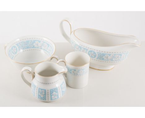 Royal Doulton, "Hampton Court" English  translucent china dinner/coffee service.