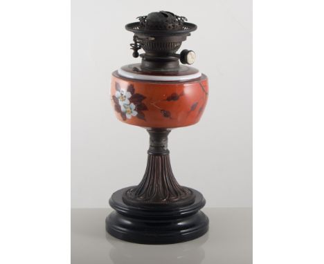 Copper cylindrical container, the base engraved "T.R. Leyland, Hyde Park House", together with a copper basin, stamped J.W.& 