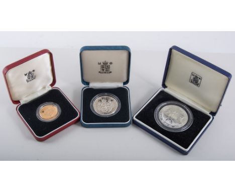 Collection of proof commemorative coins, mostly cased, including the Prince Andrew and Sarah Ferguson medal, the 2000 Sydney 