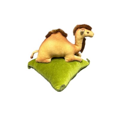 Steiff. 1904 replica Camel on a Pin Cushion No. 420474, excellent in good plus box (small mark to one side), limited edition 