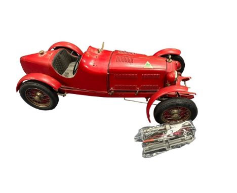 Pocher. 1/8th scale kit-built from metal and plastic kit of 1931 Alfa Romeo 8C 2300 Monza, generally good plus to good, ex-di