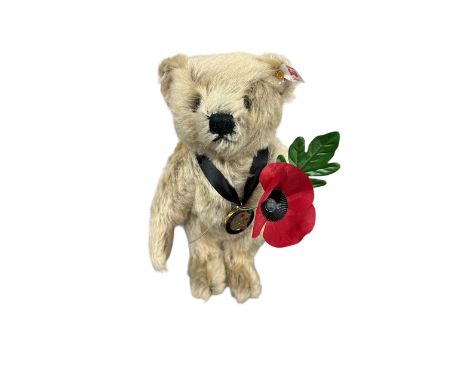 Steiff. The Armistice Centenary Bear, white tag No. 690662, excellent in excellent grey box, limited edition certificate 264 