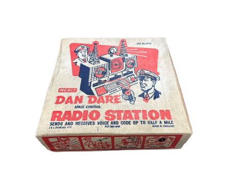 Merit. 1950's onwards Dan Dare Electronic Radio Station No. 3110, generally excellent in good plus box and card inner packing