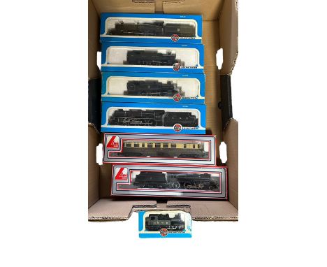 OO gauge collection of locomotives, generally excellent in excellent boxes, with Airfix Nos. 54125-5, 54150-1, 54151-4, 54120