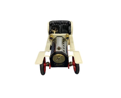 Mamod. 1970s onwards solid fuel powered Steam Roadster No. SA1, generally excellent on excellent box including card  packing 