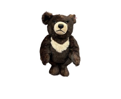 Steiff. Moon Ted, white tag No. 662423, excellent in excellent box, limited edition certificate 1255 of 2000, dark brown and 