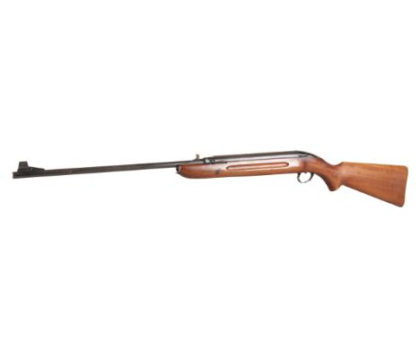 A .22 BSA AIR SPORTER MK II AIR RIFLE, NO. GE1492 the barrel action stamped 'B.S.A GUNS LTD. ENGLAND', barrel length 28.5"", 