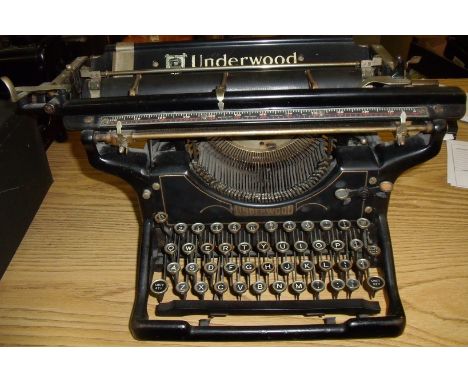 20th C Underwood typewriter