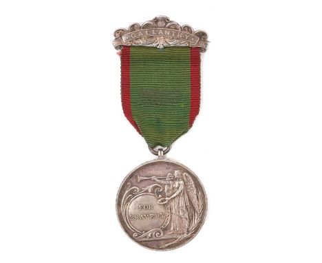 Corporation of Glasgow Bravery Medal (type II silver), SVF, named to Joseph Cowan, in W. J. Taylor box of issue.N.B. Joseph C