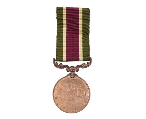 Edward VII Tibet medal named to 895 Cooly. Metra. Lal. S &amp; T Corps.