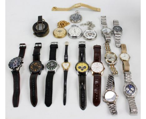 A group of gentleman's wristwatches with majority boxed including Citizen, Eco-Drive, Accurist Chronograph, Seiko Chronograph
