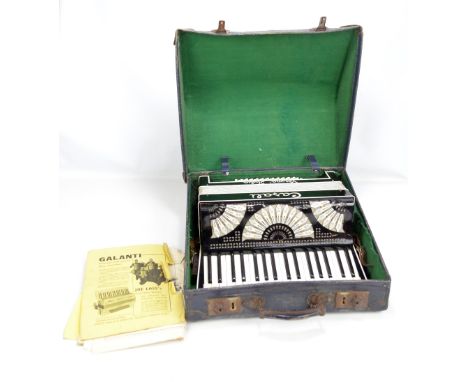 A cased Casali piano accordion. 