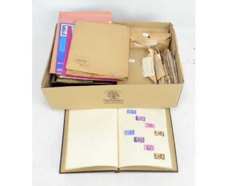 WORLD; collection in a box, much of an older nature including GB, some first day covers, 1d reds on covers, etc.