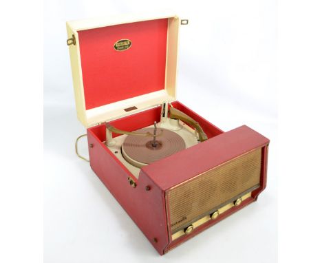 A Dansette Conquest Auto record player.