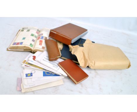 WORLD ALBUMS; plus loose, various first day covers, and an album of cigarette cards, etc.