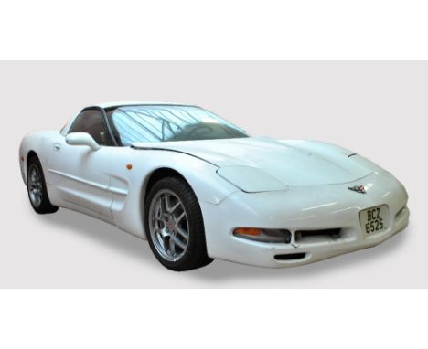 A white 1998 Chevrolet Corvette C5, 5.7.Reg: BCZ 6525Chassis: 1G1YY22G8W5109795V8 Automatic with Targa roof.Mileage: 111000  