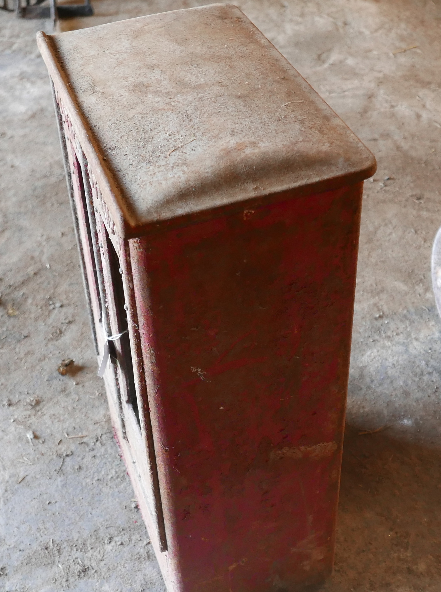 Vintage Royal Mail Cast Iron Stamp Dispenser As Is 