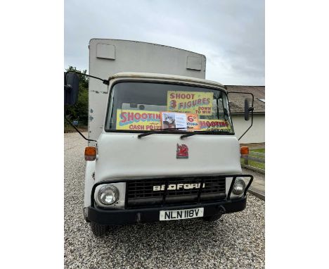 The Showman's Hoopla, Shooting Gallery and Coconut Shy  a 1980 Bedford rigid body lorry, containing a showman's hoopla, shoot