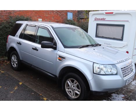 Land Rover Freelander S TD4 A, diesel, 2179CC, registered 06/09/2007, mileage stated 122,916, V5 and two keys (some service h