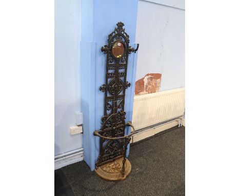 Cast iron stick and coatstand