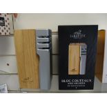 10 Pcs Brand New Sabatier Knife Block With Detachable Sharpener - RRP £59.99 - 10 Sets In Lot