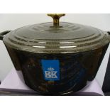 5 Pcs - Brand New BKK Cast Iron 28cm Oven Cookware Ltd Edition Glitter Fleck, RRP £79.99 Each