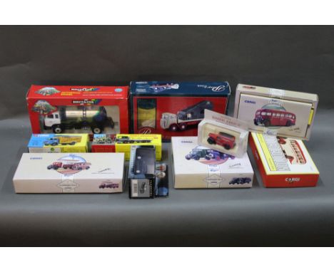 A group lot of mixed diecast, to include a Britain's 1:32 scale Milk Marque tanker, a modern Dinky Leyland Octopus flat truck