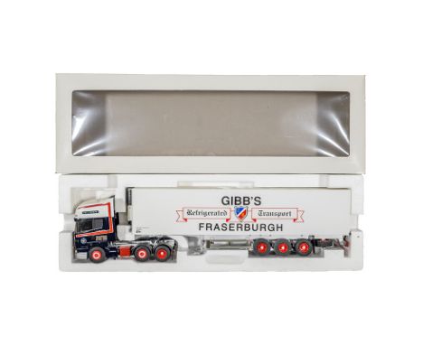 Eligor  Scania Topline with Carrier Fridge Trailer - Gibbs Of Fraserburgh  112048