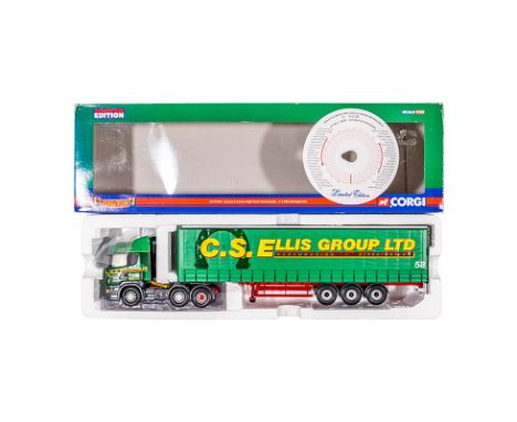 Corgi  Scania R Series High Roof Curtianside - C S Ellis (Group) Ltd  CC13703