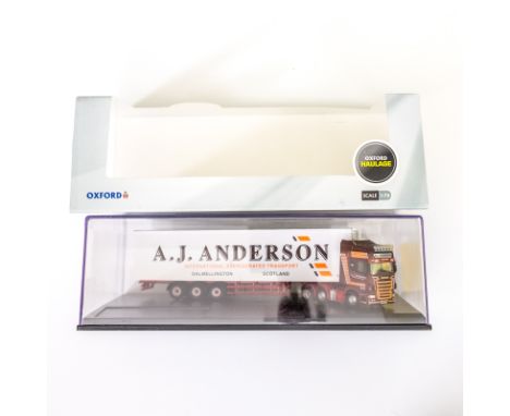 Oxford  AJ Anderson Scania R-Series Topline With Fridge Trailer  SCA05FR