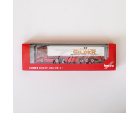 Herpa  Edward Gilder Scania R-Series Topline With Fridge Trailer  