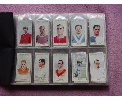 FOOTBALL, Complete (6), inc. Ogdens Captains Assoc (complete, 44), Players (3), Assoc Cup Winner, Football 1928, Football 192