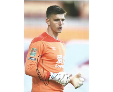 Football, Nick Pope signed 12x8 inch colour photograph pictured during his time playing for Burnley FC. Pope is an English pr