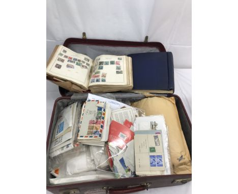 A World and GB stamp collection to inc Penny Blacks, Reds, FDCs etc