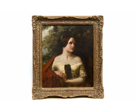 THOMAS FAED (SCOTTISH 1826 - 1900),PORTRAIT OF MARY NEWALL, c 1852oil on canvas30cm x 24cmFramedNote: Mary Newall was wife of