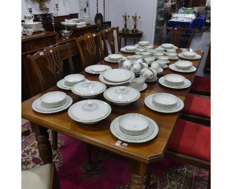 An extensive Royal Doulton 'Berkshire' pattern Tea and Dinner Service, twelve place setting, comprising Tea Set, Tureens, Cof