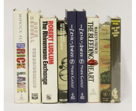INSCRIBED/SIGNED COPIES:Including,Ludlum: Rhinemann Exchange; 1st; Gatis, M: The Devil in Amber; 1st special limited proof ed