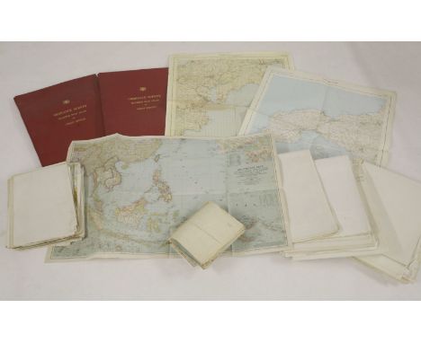 A LARGE COLLECTION OF MAINLY ORDNANCE SURVEY MAPS:USA; Europe; West Indies; British Isles; USSR; Africa; United States; South