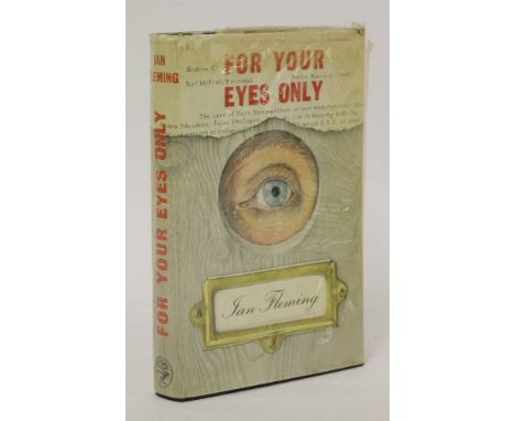 FLEMING, Ian:For Your Eyes Only,J Cape, 1960, 1st edn. 2nd impr. with dust jacket (15s.), the dw is identical to the 1st impr