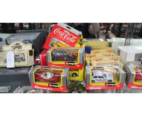 COLLECTION OF BOXED VINTAGE TOY CARS INCLUDING BURAGO

