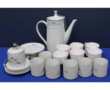 MODERN NORITAKE COFFEE POT
and two modern coffee sets 