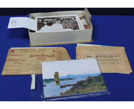 COLLECTION OF VINTAGE POSTCARDS
subjects including Scottish towns and maritime interest; together with other ephemera 