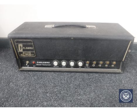 A vintage Carlsbro amplifier 