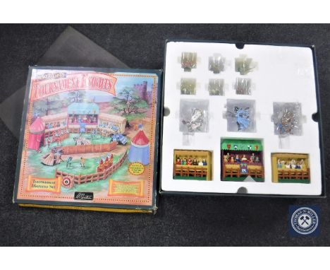 A boxed vintage Britains Tournament Knights diorama set 