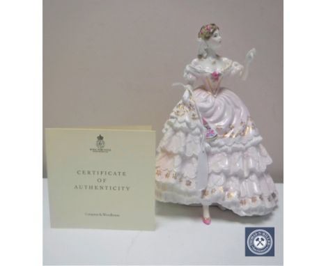 A Royal Worcester limited edition figure, The Fairest Rose, number 1983/12500, with certificate