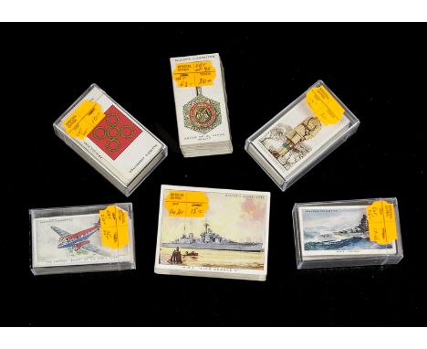 Cigarette Cards, Military,Players sets, all complete to include War Medals and Decorations, Aircraft of the Royal Air Force, 
