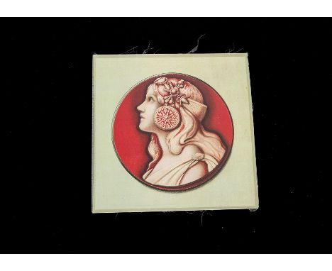 Tobacco silks ATC, Premium issues Picadilly Little Cigars Girls, (portrait in circle, cloth & jewellery headdress, red and gr